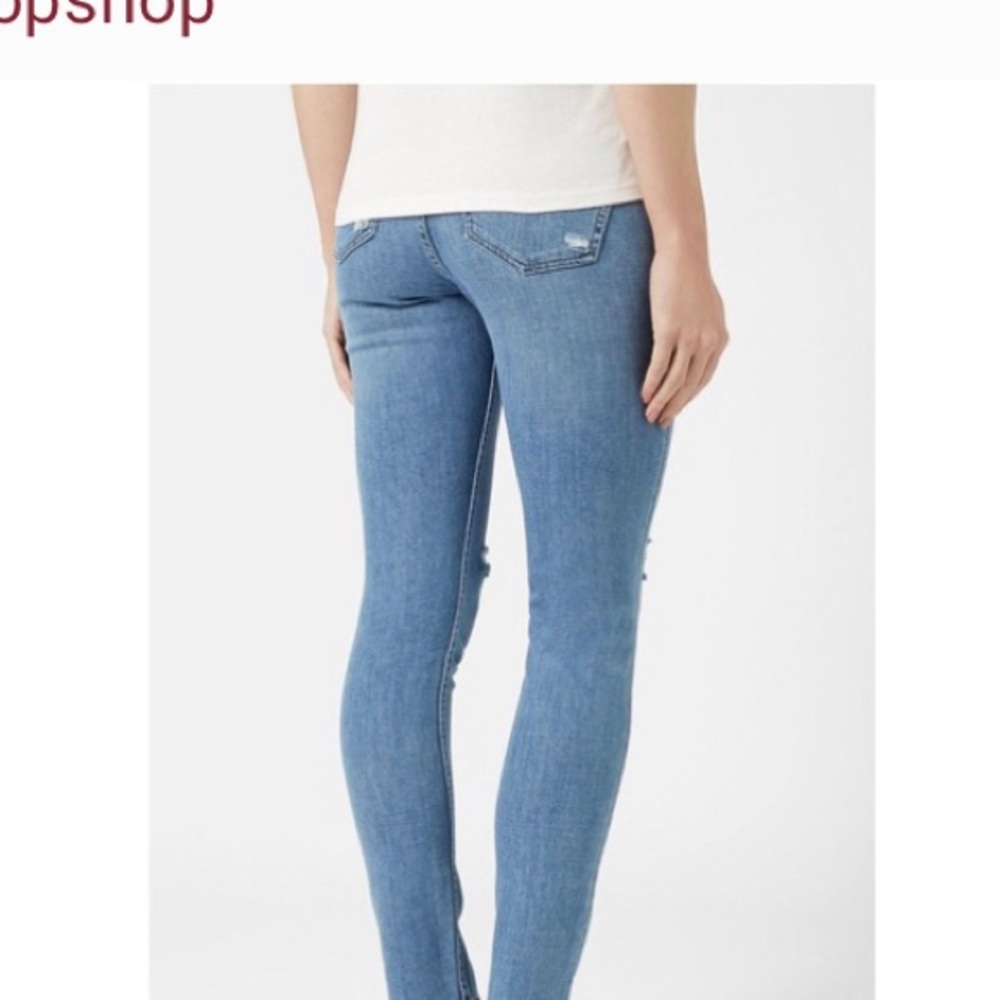 Topshop high waisted Moto jeans - Picture 3 of 13